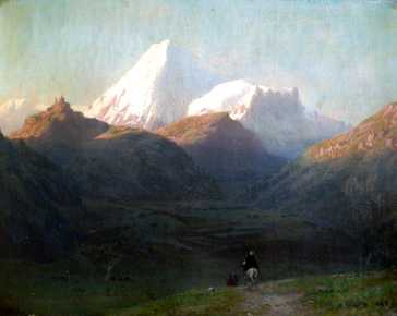 Lagorio Lev Feliksovich  (Лагорио Лев Феликсович) - Los picos del Cáucaso